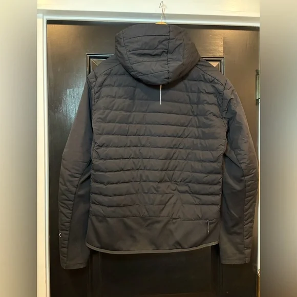 Lululemon Down For It All Jacket Black Hooded 700-Fill Goose Down Men’s - Picture 4 of 4